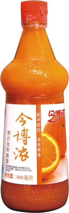 橙汁饮料浓浆 840mL*6瓶
